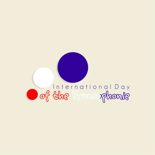 Vector illustration of International Day of the Francophonie