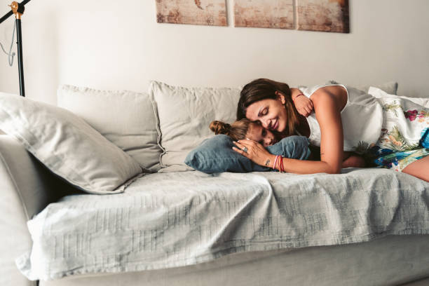 istock Young mother with her daughter 1179632020