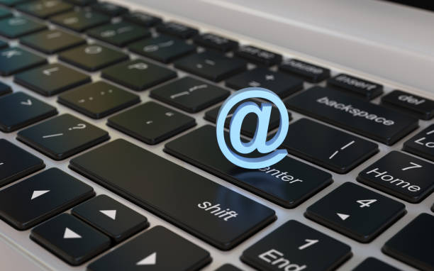 istock E-mail 3d concept, email icon on the laptop keyboard 1179633134