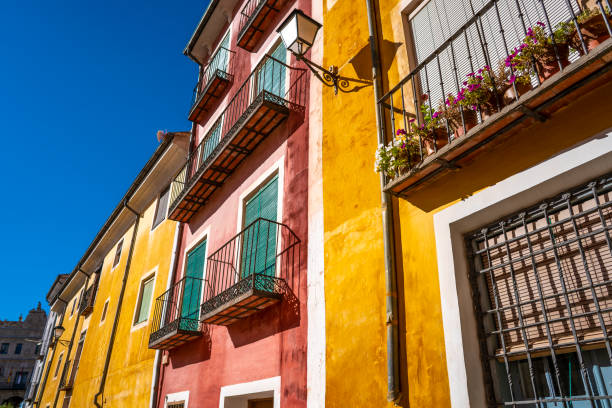 istock Cuenca colorful facades in Plaza Mayor Spain 1179635102