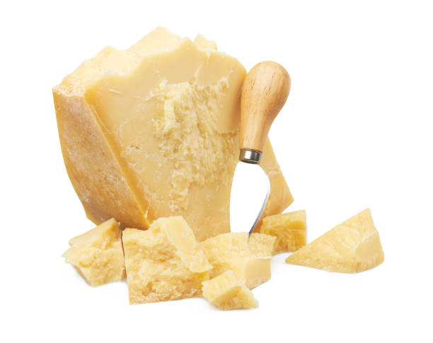 istock Parmesan cheese isolated on white 1179637327
