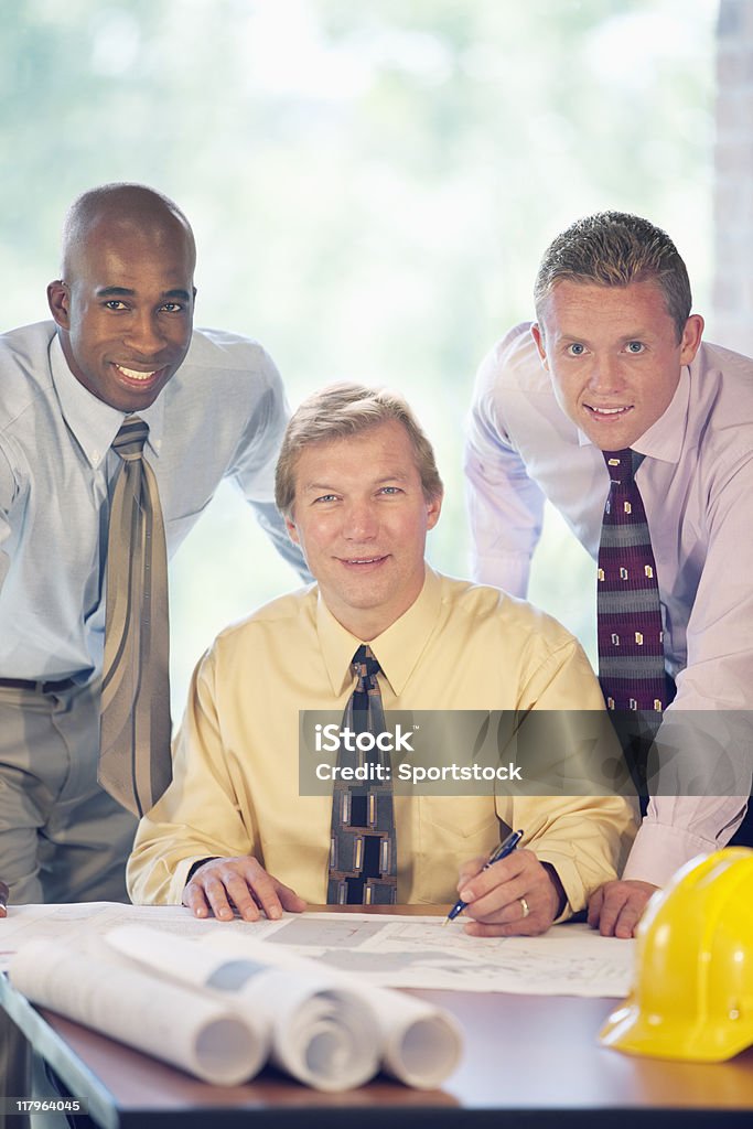 Drei glücklich Geschäftsleute - Lizenzfrei Afro-amerikanischer Herkunft Stock-Foto