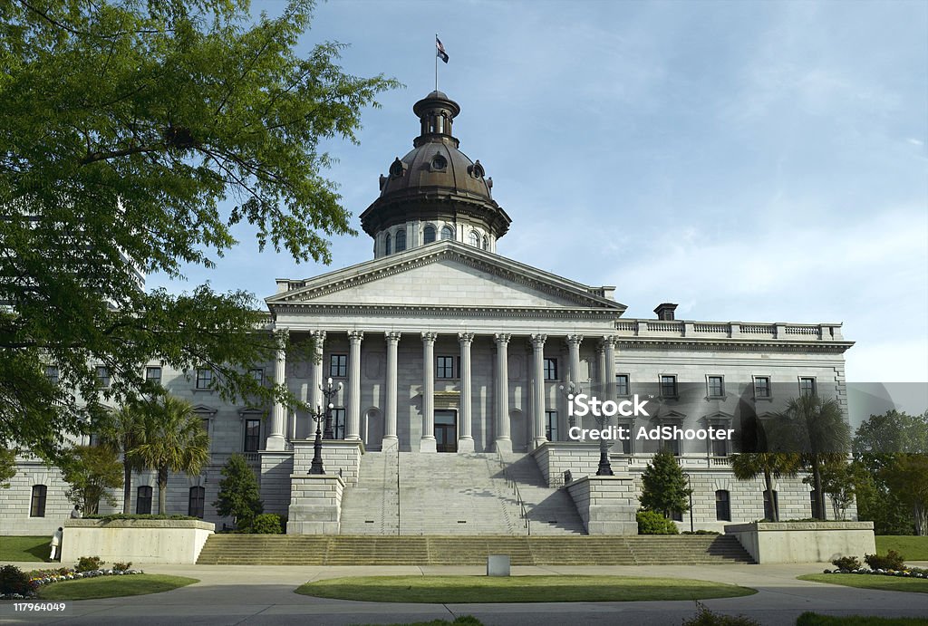 South Carolina State Capitol - Foto stock royalty-free di Albero