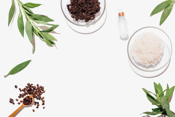 istock Homemade coffee scrub ingredients 1179640495