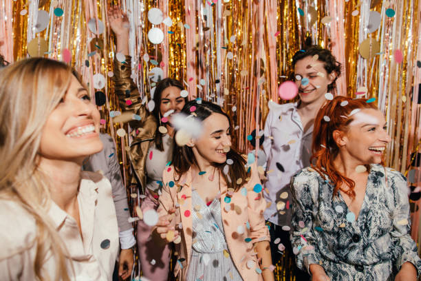 istock Friends celebrating New Year's Eve 1179641770
