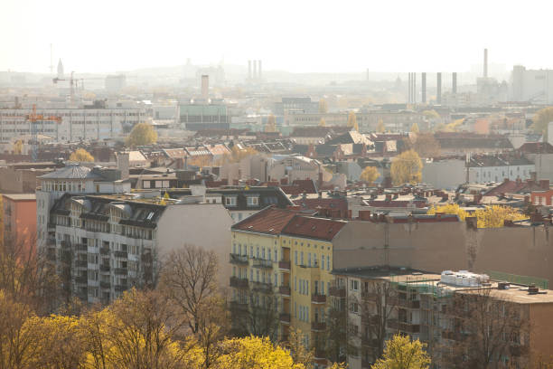 istock Residential quarter at sunset 1179641851