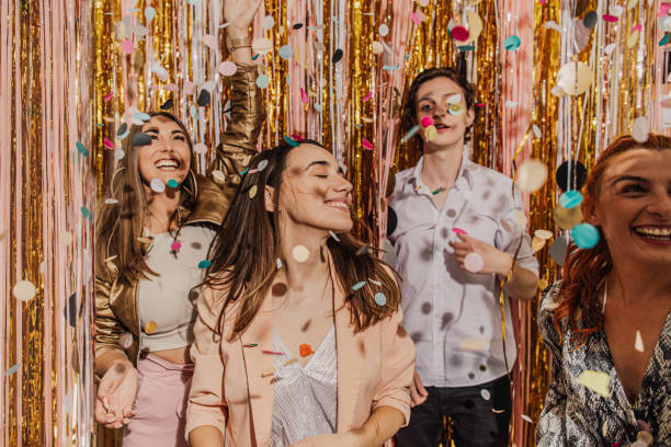 istock Friends celebrating New Year's Eve 1179641936