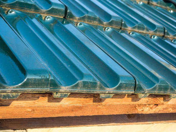 istock Green roof tiles 1179642278