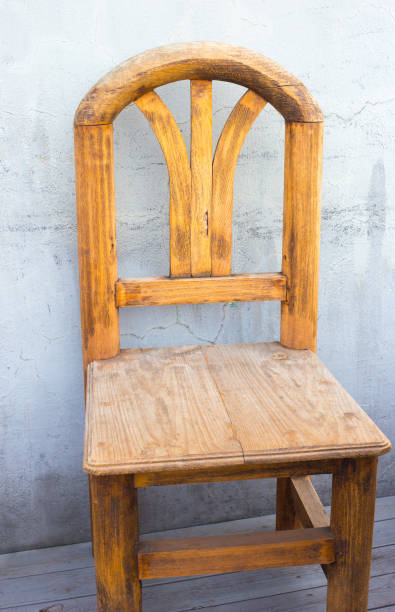 istock Iceland: Rustic Antique Farmhouse Wood Chair 1179643451