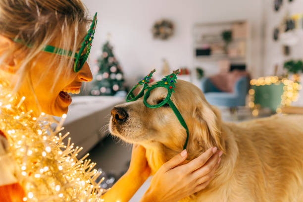 istock Christmas day with my dog 1179643697