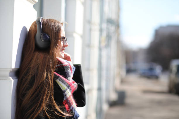istock Girl on a walk in sunny weather 1179647189