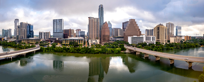 Austin skyline panorama