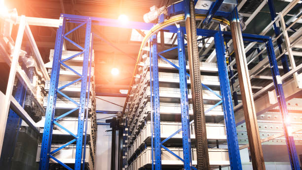 istock Interior of the new and modern warehouse space 1179650357