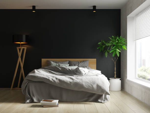 istock Interior of modern living room 3D rendering 1179653488