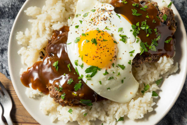 istock Homemade Hawaiian Loco Moco 1179654015