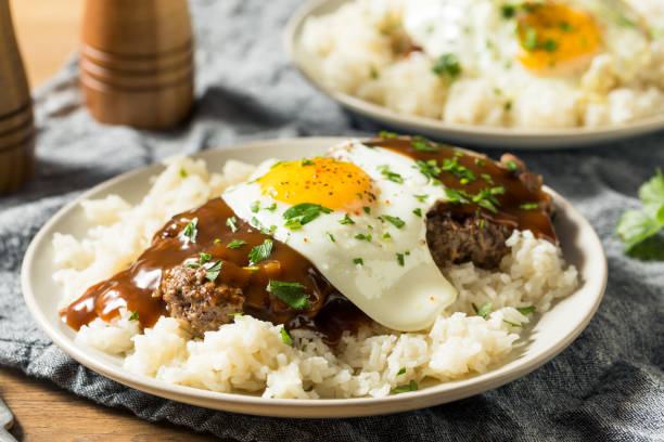 istock Homemade Hawaiian Loco Moco 1179654049