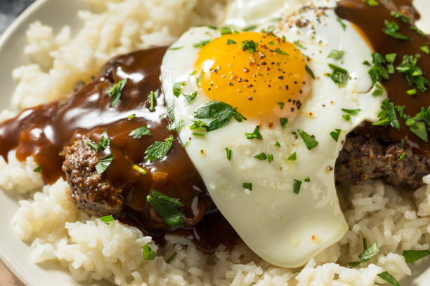 istock Homemade Hawaiian Loco Moco 1179654084
