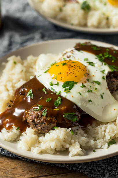 istock Homemade Hawaiian Loco Moco 1179655205