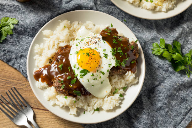 istock Homemade Hawaiian Loco Moco 1179655536