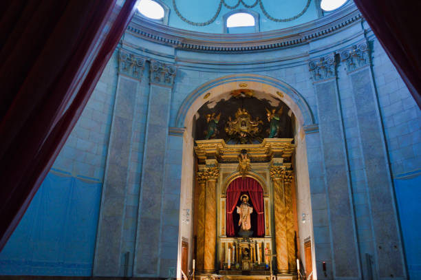 istock Santa Maria Church interior view 1179655705