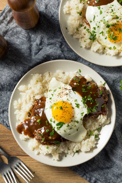 istock Homemade Hawaiian Loco Moco 1179656568