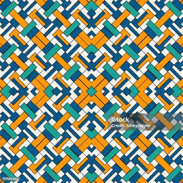 Multiple Overlay Rectangle Overlapping Rectangles And Squares Background Seamless Pattern Design ...