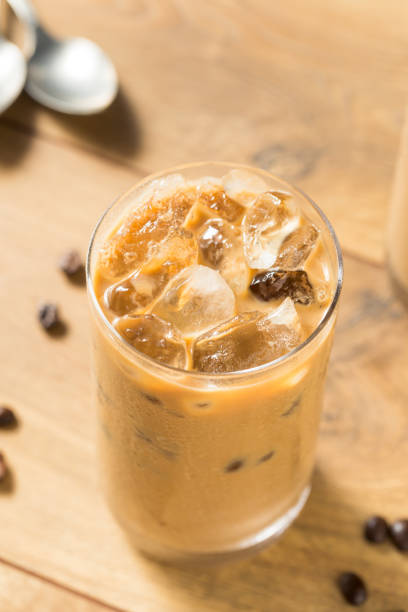 istock Homemade Iced Coffe with Almond MIlk 1179657772