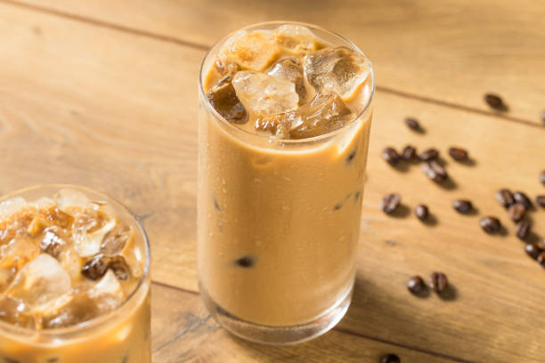 istock Homemade Iced Coffe with Almond MIlk 1179657882