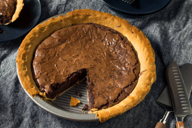 istock Homemade Chocolate Brownie PIe 1179658039