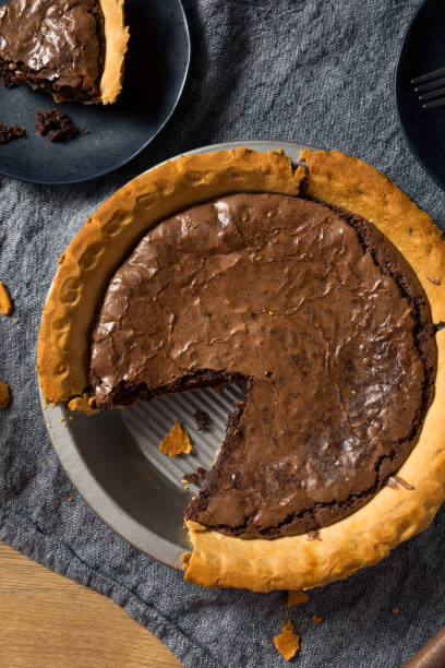 istock Homemade Chocolate Brownie PIe 1179658694