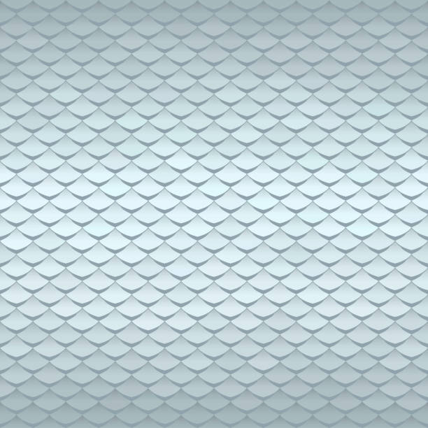 abstraktes skalierungsmuster. dachziegel hintergrund - chinese dragon lindworm mosaic dragon stock-grafiken, -clipart, -cartoons und -symbole