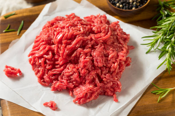 istock Raw Organic Red Ground Minced Beef 1179658951