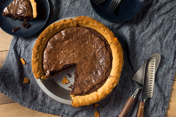 istock Homemade Chocolate Brownie PIe 1179659273