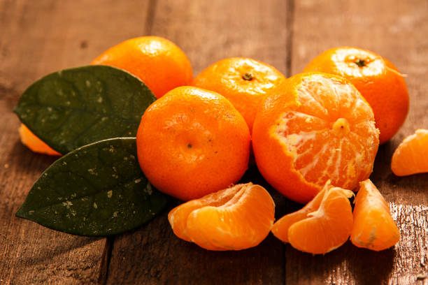 istock Fresh and sweet tangerines 1179661901