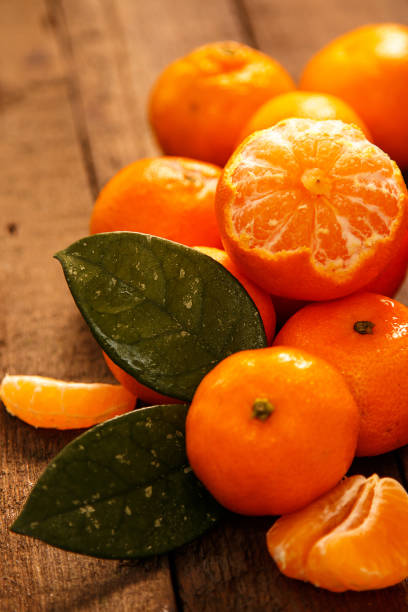 istock Fresh and sweet tangerines 1179662484