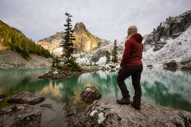 istock Adventurous Girl Hiking in Nature 1179663755