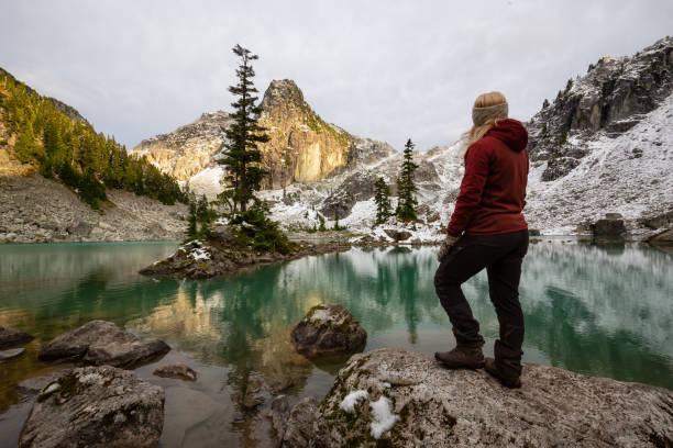 istock Adventurous Girl Hiking in Nature 1179663775