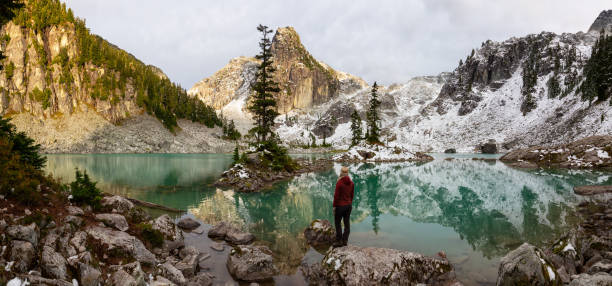 istock Adventurous Girl Hiking in Nature 1179663794