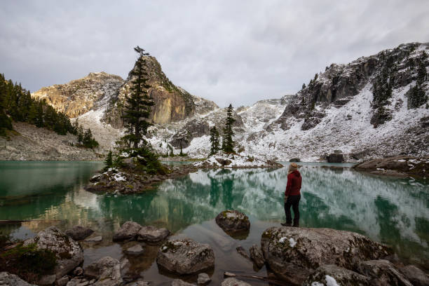 istock Adventurous Girl Hiking in Nature 1179663801