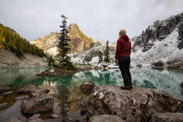 istock Adventurous Girl Hiking in Nature 1179663802