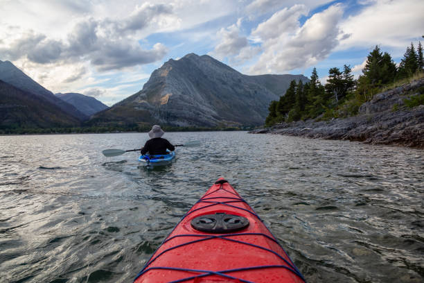 istock Kayaking in Glacier Lake 1179665405