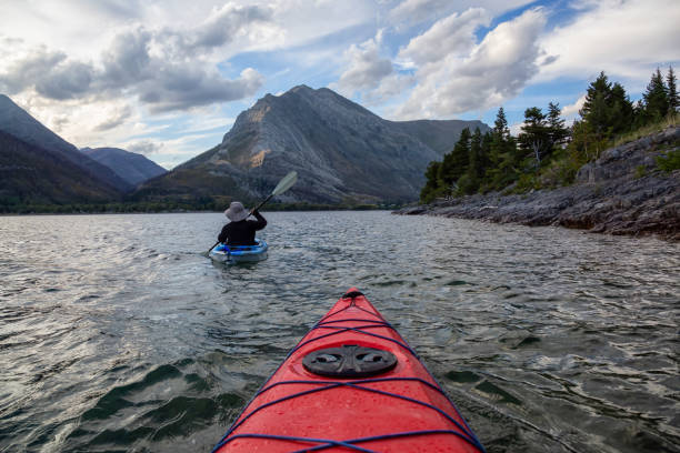 istock Kayaking in Glacier Lake 1179665434