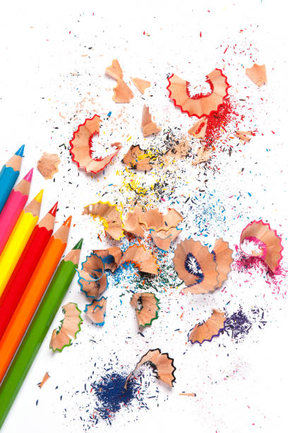istock Multicolored pencils and shavings 1179665492