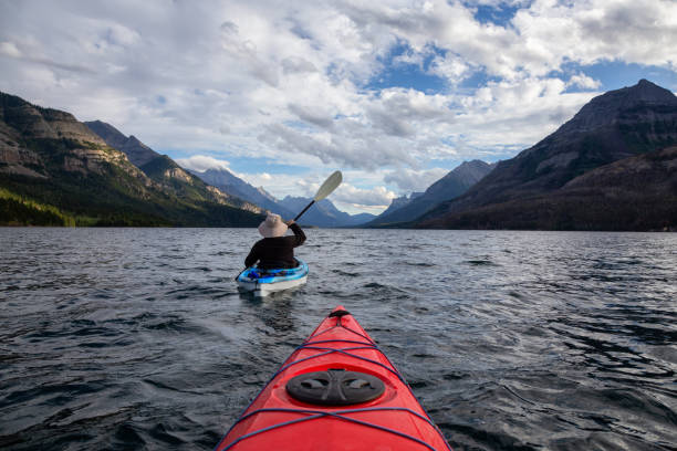 istock Kayaking in Glacier Lake 1179665547