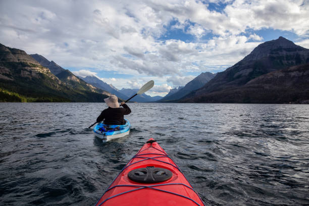 istock Kayaking in Glacier Lake 1179665549