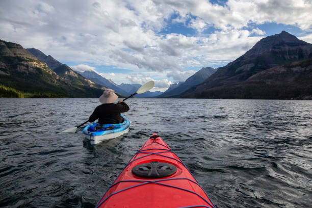 istock Kayaking in Glacier Lake 1179665574