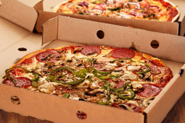 istock Pizza with mushroom and pepperoni 1179674718