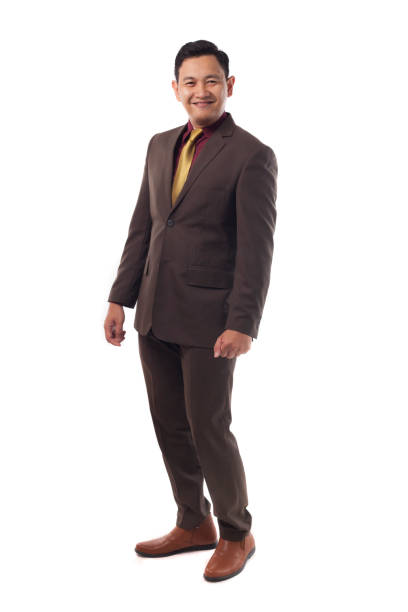 istock Young Asia Businessman Standing Straight Gesture, Smiling Expression 1179674776