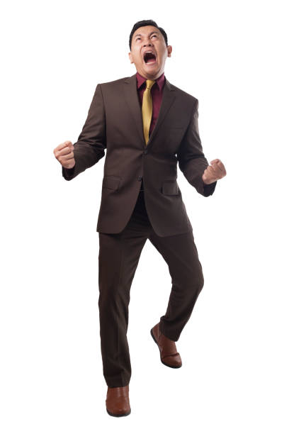 istock Young Asian Businessman Angry Expression, Shouting Gesture 1179675382
