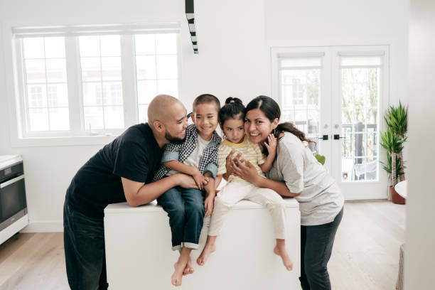 istock Lazy family Sunday 1179678228